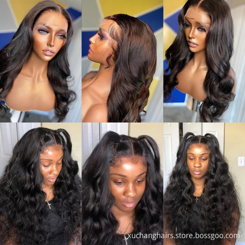 Brazilian Hair hd Lace Frontal Wig,Virgin Cuticle Aligned 360 lace frontal hair wig, Lace Front Human Hair Wigs For Black Women